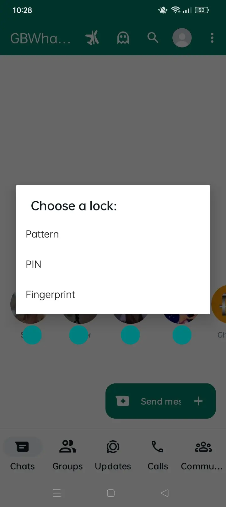 gb whatsapp pro lock feature